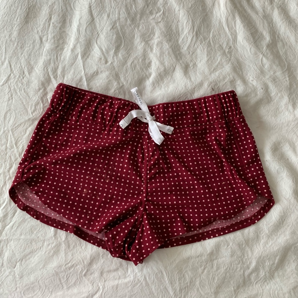 Calvin Klein red sleeping short